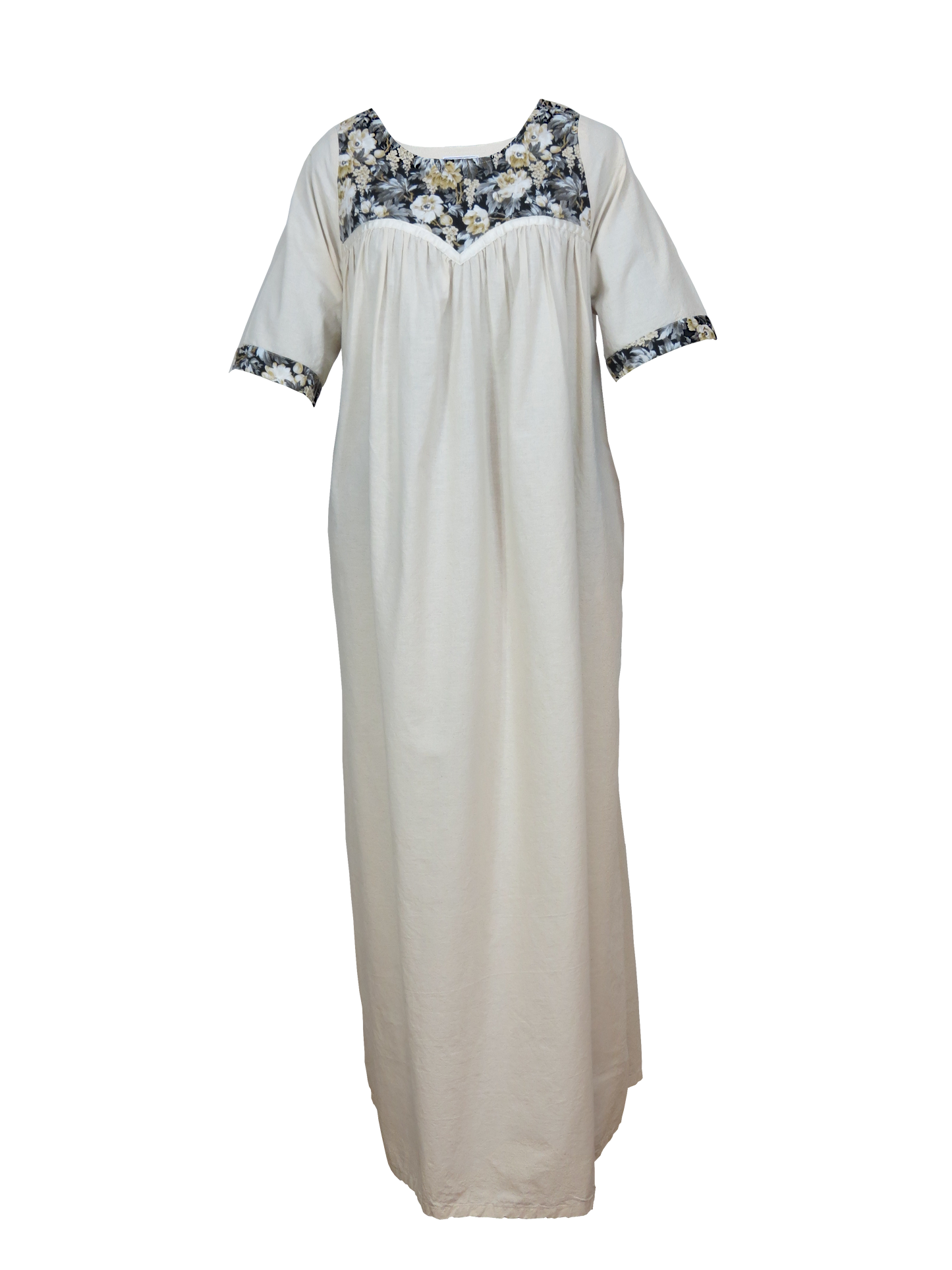 COTTON GOWN, NIGHT GARDEN