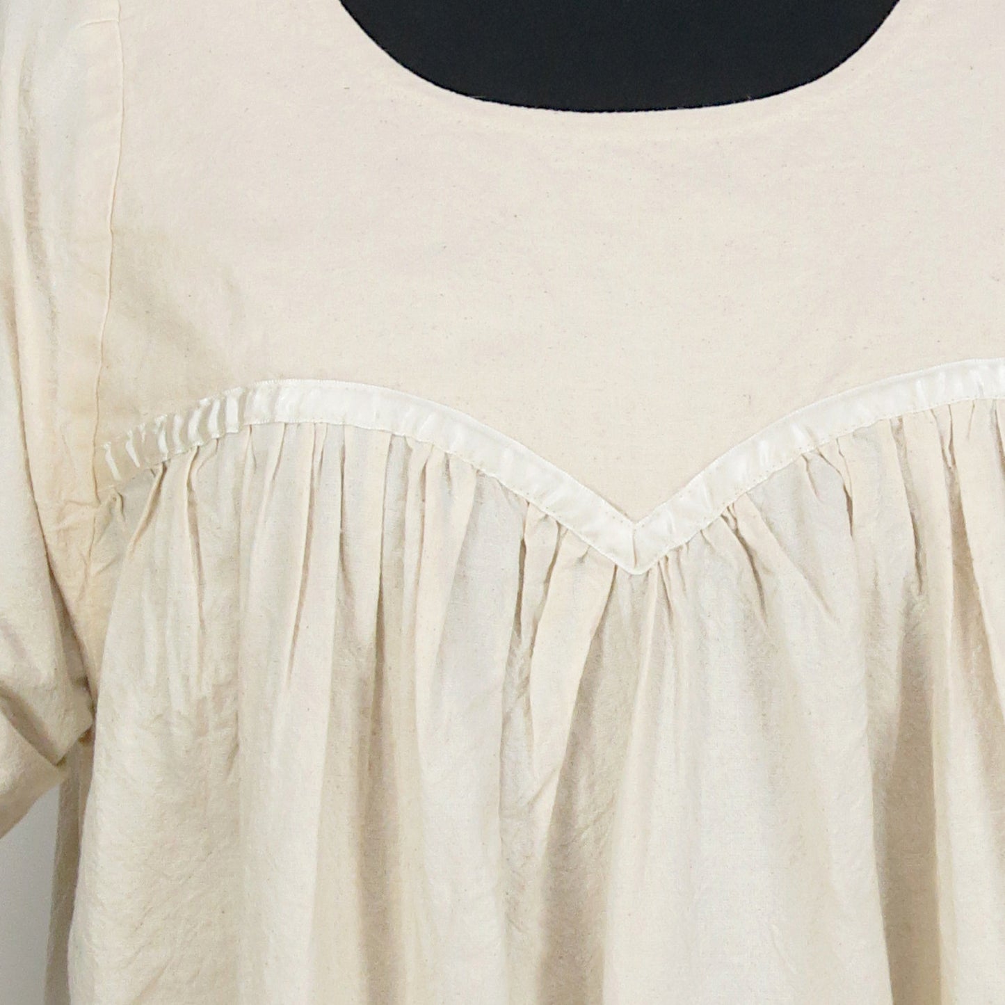 COTTON GOWN, NATURAL