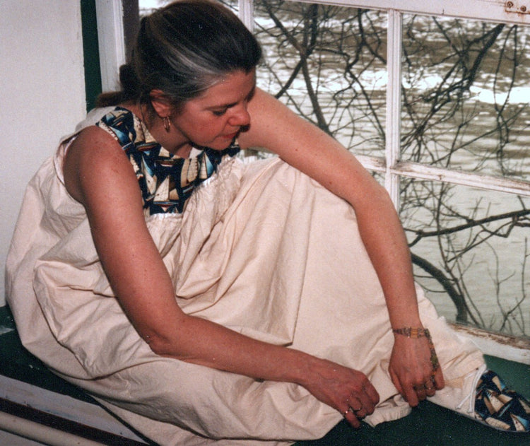 Women wearing cotton nightgowns